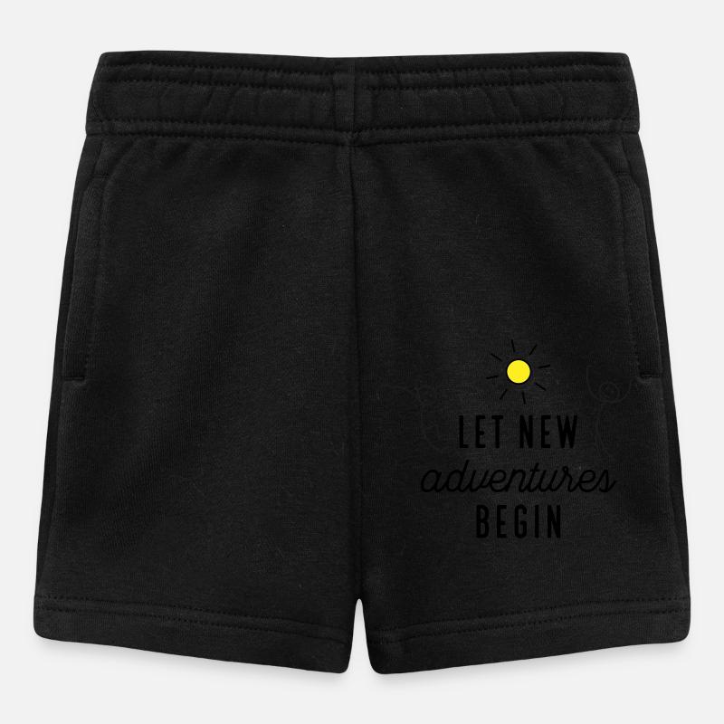 Aventure ou nouveau départ - Short Bébé - noir