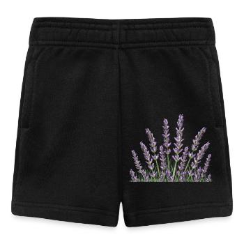 Lavendel Lavendelhalme - Baby Shorts - Schwarz - Vorne