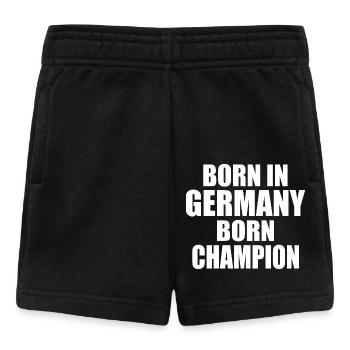 born in germany born champion - Allemagne - Short Bébé - noir - Devant
