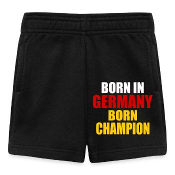 born in germany born champion - Allemagne - Short Bébé - noir - Devant