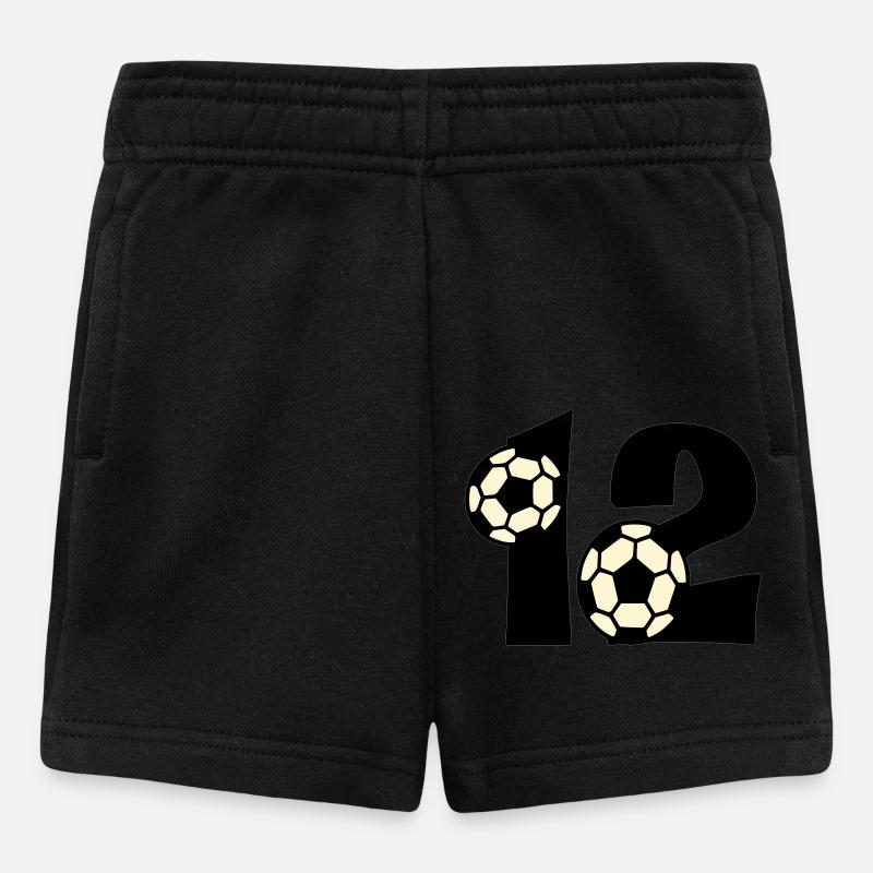 Endlich 12 - Baby Shorts - Schwarz