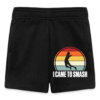 Badminton Federball - Baby Shorts - Schwarz - Vorne