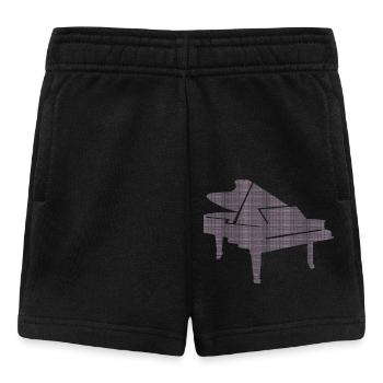 DNA Piano - Passion pour la musique classique - Short Bébé - noir - Devant