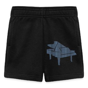 DNA Piano - Passion pour la musique classique - Short Bébé - noir - Devant