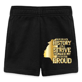Black History Month Black History - Baby Shorts - Schwarz - Vorne