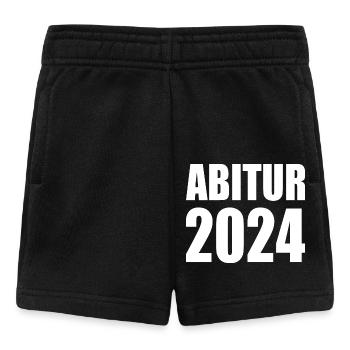 Abitur 2024 - Baby Shorts - Schwarz - Vorne