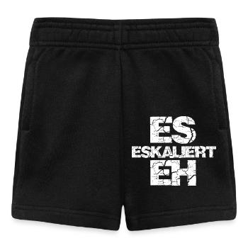 Es eskaliert eh - Baby Shorts - Schwarz - Vorne