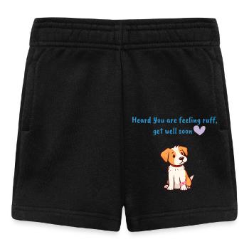 Gehört: Du fühlst dich wie eine Halskrause, werde - Baby Shorts - Schwarz - Vorne
