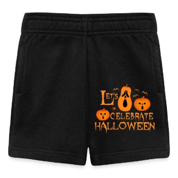 pumpkin celebrate halloween - Baby Shorts - Schwarz - Vorne
