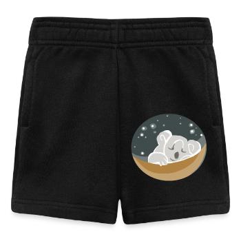 sleeping koala - Baby Shorts - black - Front