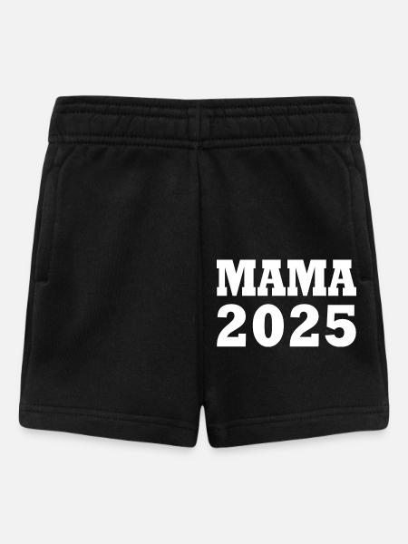Mama 2025 - Baby Shorts - Schwarz
