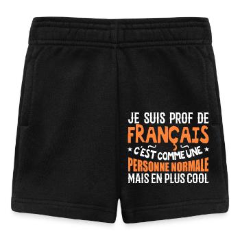 Ich bin Französischlehrerin - Baby Shorts - Schwarz - Vorne