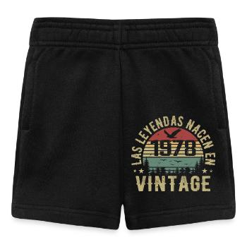 Las leyendas nacen 1978 Regalo de Cumpleaños 1978 - Baby Shorts - Schwarz - Vorne
