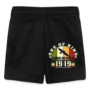 Legende Jahrgang 1949 Geburtstag 75 Jahre - Baby Shorts - Schwarz - Vorne