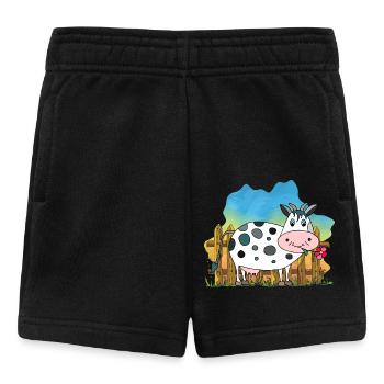 Cow - Baby Shorts - black - Front