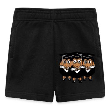 3 Sheep Certificate College Abi Three Students Team - Baby Shorts - black - Front