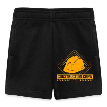 Baustelle Kindergeburtstag - Baby Shorts - Schwarz - Vorne