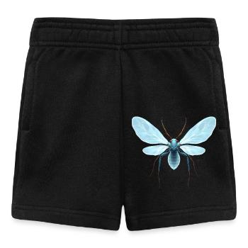 Insect glowing wings translucent fantasy nature - Baby Shorts - Schwarz - Vorne