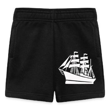 Schiff Schifffahrt - Baby Shorts - Schwarz - Vorne