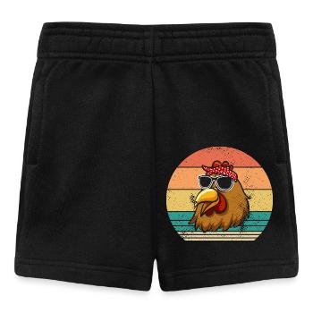 Chickens Hen - Baby Shorts - black - Front