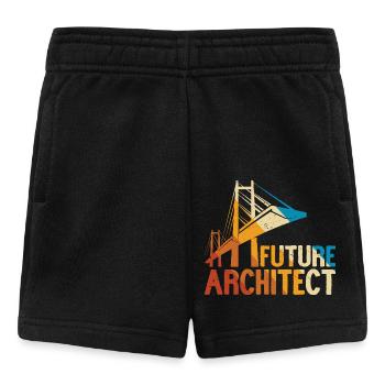 Architecte - Short Bébé - noir - Devant