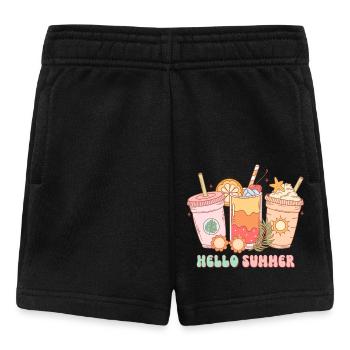 Summer Vibes Lake Nature Flora Art Flowers Sea - Baby Shorts - black - Front