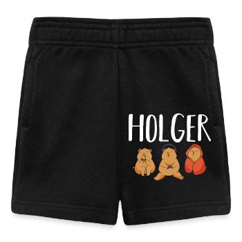 Gamer Zocker Zocken Gaming Holger - Short Bébé - noir - Devant