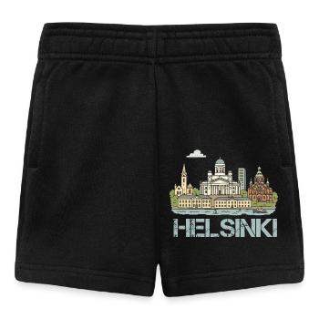 helsinki stadt - Baby Shorts - Schwarz - Vorne