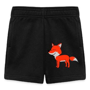 fuchs 02 - Baby Shorts - Schwarz - Vorne