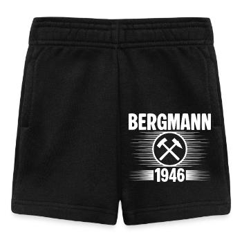 Erzgebirge Bergmann - Baby Shorts - Schwarz - Vorne