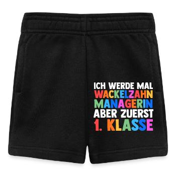 Daycare Leavers First Grade School Enrollment Schoolchild - Baby Shorts - black - Front