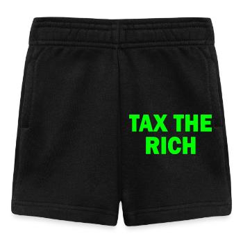 Tax the rich - Baby Shorts - Schwarz - Vorne
