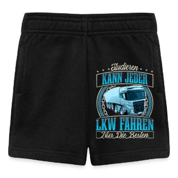LKW Fahrer - Baby Shorts - Schwarz - Vorne