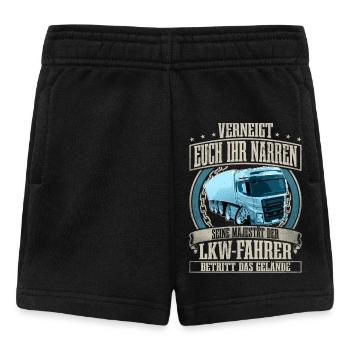 LKW Fahrer - Baby Shorts - Schwarz - Vorne