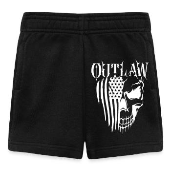Schädel der Gesetzlosen Autobahn-Gangs Tod von Bikern - Baby Shorts - Schwarz - Vorne