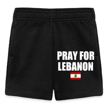 Pray for lebanon - Short Bébé - noir - Devant