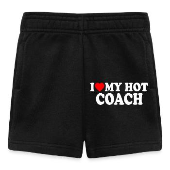 I love my hot coach - Short Bébé - noir - Devant