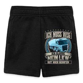 LKW Fahrer - Baby Shorts - Schwarz - Vorne