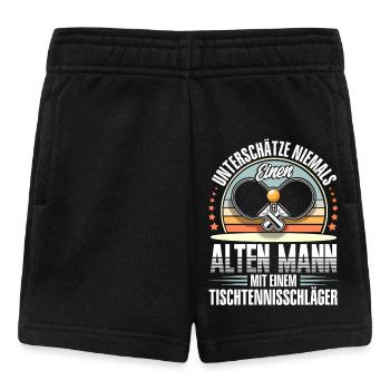 Tischtennis - Baby Shorts - Schwarz - Vorne