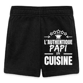 DER AUTHENTISCHE OPA-KOCH - Baby Shorts - Schwarz - Vorne