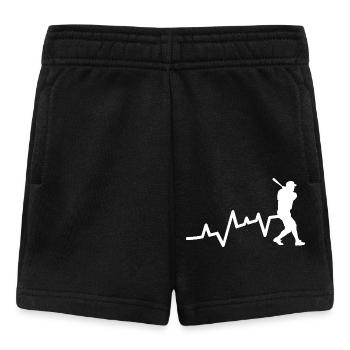 Baseball Player Evolution Baseball - Baby Shorts - black - Front