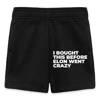 Je l’ai acheté avant qu’Elon ne devienne fou - Short Bébé - noir - Devant