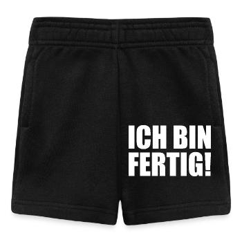 J’ai fini - Short Bébé - noir - Devant