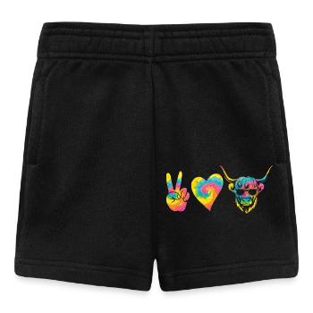 Cow Cattle Highland Cattle - Baby Shorts - black - Front