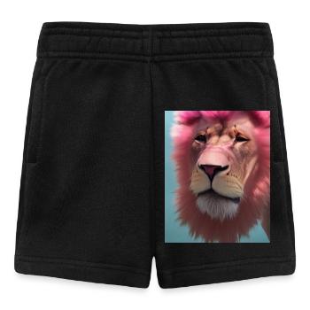 Dessin animé d’une lionne queer - Short Bébé - noir - Devant