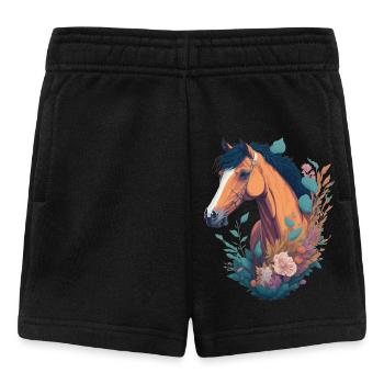 Horse Nlumen - Baby Shorts - black - Front