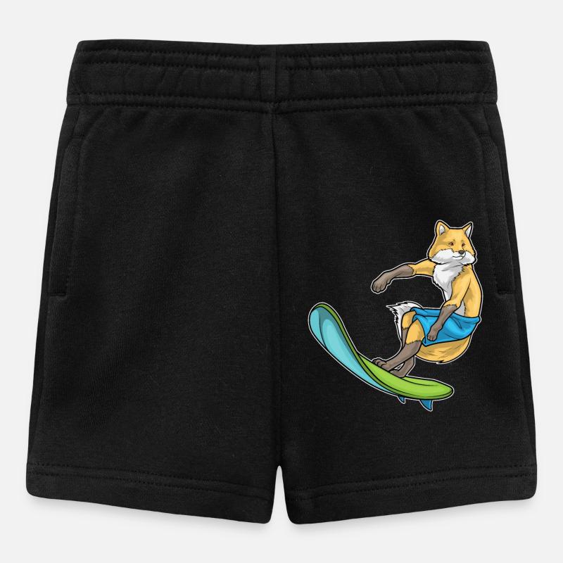 Fox Surfer Surfboard - Baby Shorts - black