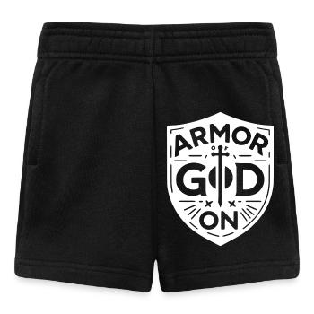 L’armure de Dieu sur - Short Bébé - noir - Devant