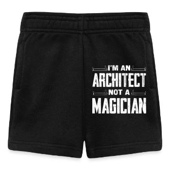 Ich Bin Architekt Nicht Magier - Baby Shorts - Schwarz - Vorne