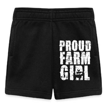 Stolze Bäuerin Landleben Stärke - Baby Shorts - Schwarz - Vorne